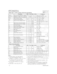 IRFZ48ZS數據表 頁面 2