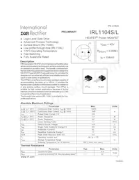 IRL1104STRR Datasheet Copertura