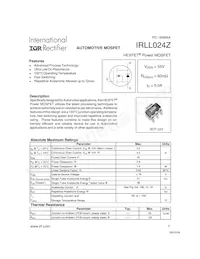 IRLL024Z Datenblatt Cover