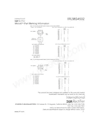 IRLMS4502TR Datasheet Page 7