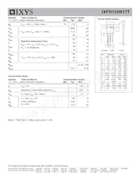 IXFH150N17T數據表 頁面 2