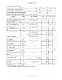 NTLJS3A18PZTXG Datasheet Pagina 2