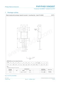 PHP110NQ08T數據表 頁面 9