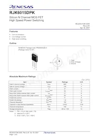 RJK6015DPK-00#T0 Datenblatt Seite 3