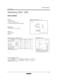 RSS120N03FU6TB數據表 封面