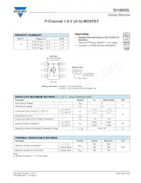 SI1405DL-T1-E3 Datasheet Cover