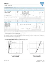 SI1405DL-T1-E3 Datasheet Page 2