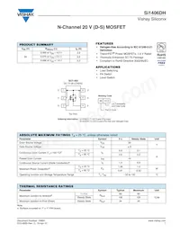 SI1406DH-T1-E3 Datenblatt Cover