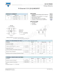 SI1417EDH-T1-GE3數據表 封面