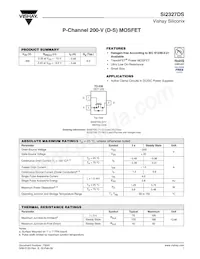 SI2327DS-T1-GE3數據表 封面