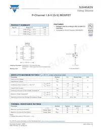 SI3445ADV-T1-E3 Datasheet Cover