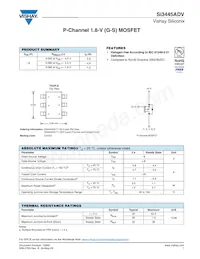 SI3445ADV-T1-E3數據表 封面