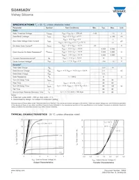 SI3445ADV-T1-E3 Datasheet Pagina 2