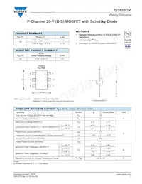 SI3853DV-T1-GE3數據表 封面