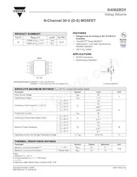 SI4362BDY-T1-GE3 Datenblatt Cover