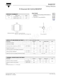 SI4401DY-T1-E3數據表 封面