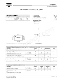 SI6443DQ-T1-E3 Datasheet Copertura