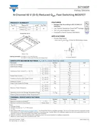 SI7138DP-T1-GE3數據表 封面