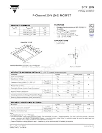 SI7413DN-T1-GE3數據表 封面