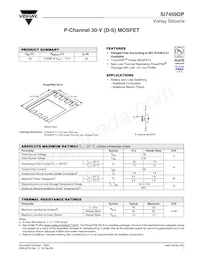 SI7459DP-T1-GE3 Datasheet Cover