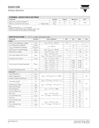 SI8451DB-T2-E1 Datasheet Pagina 2