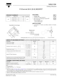 SIB411DK-T1-GE3 Datenblatt Cover