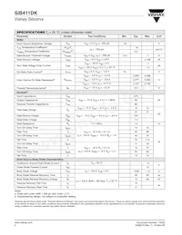 SIB411DK-T1-GE3 Datasheet Pagina 2