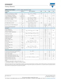 SIR808DP-T1-GE3 Datasheet Page 2