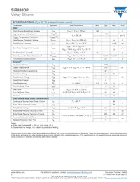 SIR838DP-T1-GE3 Datasheet Pagina 2