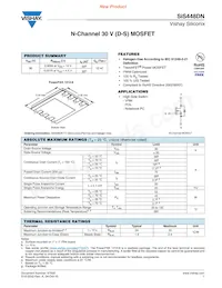 SIS448DN-T1-GE3 Datenblatt Cover