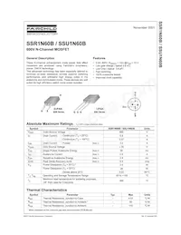 SSR1N60BTM_F080 Datenblatt Cover