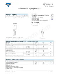 SUP60N06-12P-GE3 Datenblatt Cover