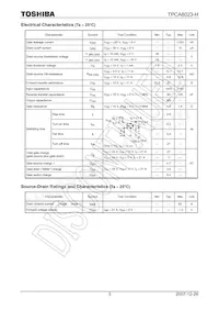 TPCA8023-H(TE12LQM Datasheet Pagina 3