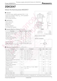 2SK3047 Datasheet Copertura