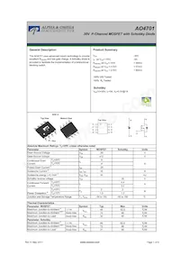 AO4701 Datenblatt Cover