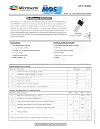 APT7F80K Datasheet Copertura