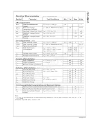 FDB4020P Datasheet Pagina 2