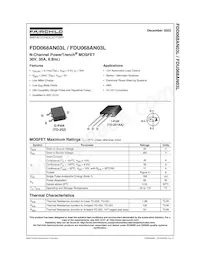 FDD068AN03L Datasheet Cover