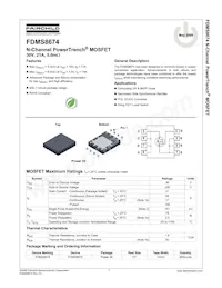 FDMS8674 Datenblatt Cover