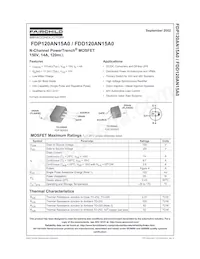 FDP120AN15A0 Datenblatt Cover