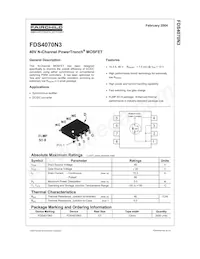FDS4070N3 Datenblatt Cover