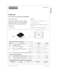 FDS4780 Datenblatt Cover
