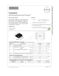 FDS6688S Datasheet Copertura