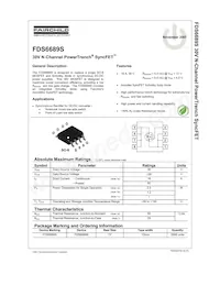 FDS6689S Datasheet Copertura