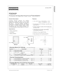 FDZ202P Datasheet Copertura