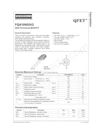 FQA18N50V2 Datasheet Copertura