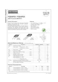 FQD6P25TF Datenblatt Cover