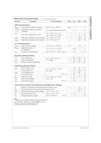 FQD6P25TF Datasheet Pagina 2