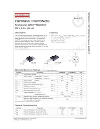 FQP9N25CTSTU數據表 封面