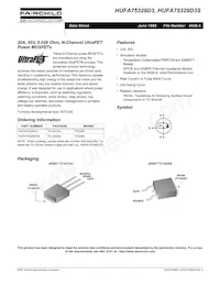 HUFA75329D3ST Datenblatt Cover